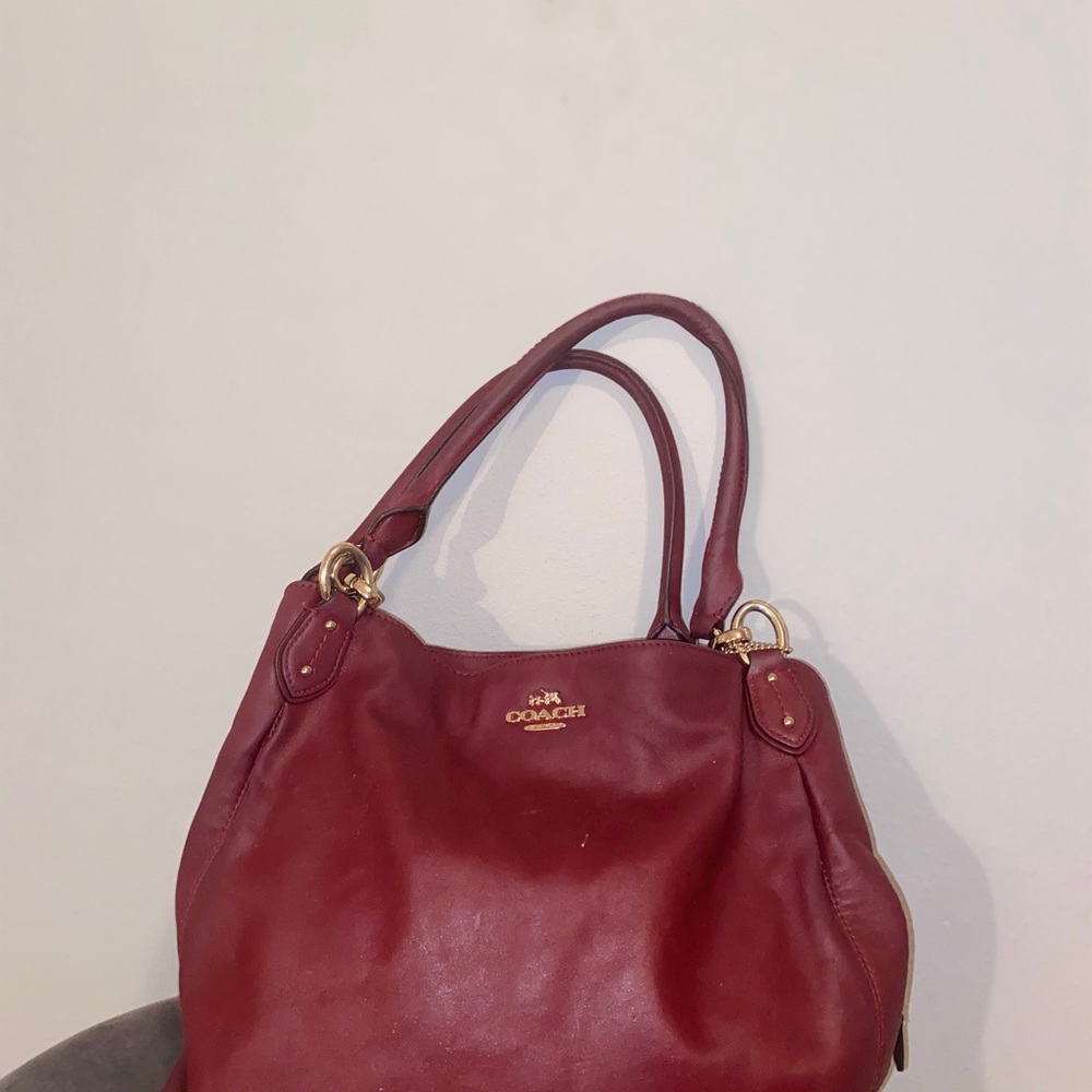 Coach purse red new listing